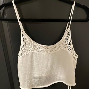 Free People satin top with side ties